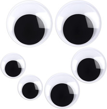 6 Pieces Googly Eyes Self Adhesive Googlie Craft Wiggle Eyes 2 Inches 3 Inches