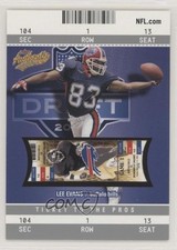 2004 Fleer Authentix Ticket to the Pros 359/750 Lee Evans #124 2rt