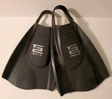 Hydro Tech 2 Surf Ocean Fin 12-13 Size Fins Black Body Board Swim