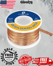 100ft Solder Wick Desoldering Braid with Flux 2.5mm No Clean