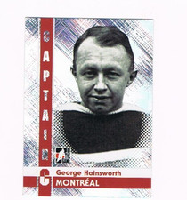 2011-12 ITG In The Game Captain C set break #33 George Hainsworth  SILVER /150