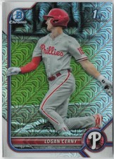 2022 Bowman - Chrome Prospects Mojo Refractors #BCP-120 Logan Cerny