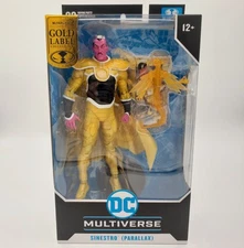 DC Multiverse Sinestro Parallax Mcfarlane Gold Label figure NEW