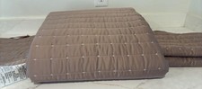 Members Mark Cotton Sateen Full Queen Quilt Set Light Brown