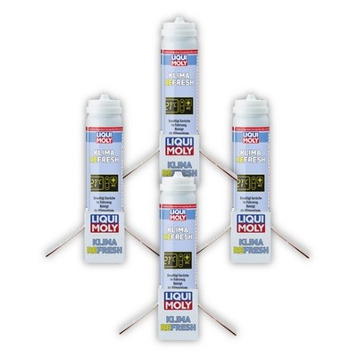4x Reiniger LIQUI MOLY 21465 Klima Refresh Klimaanlage AC anti Geruch 75 ml