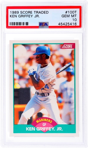 1989 Score Traded Ken Griffey #100T PSA 10 Rookie RC