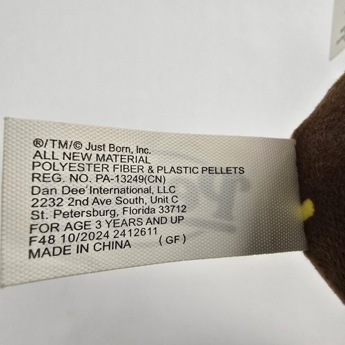 2024 PEEPS Chocolate Scented Easter Bunny 5.75" Plush Pink NEW with Tags - Picture 11 of 15