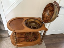 Vintage Italian Globe Drinks Cabinet / Globe Bar Trolley