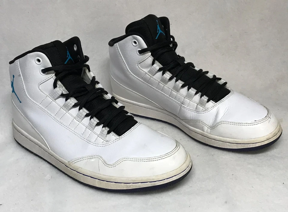 Nike Air Jordan Executive Blanco/Azul Lagoon Zapatos - 820240-116 Para hombres Talla 10 Foto 3 de 4