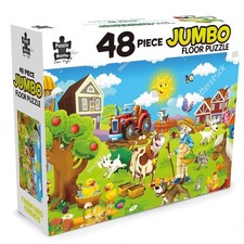Farmyard Friends Jumbo Floor Puzzle, 48 Piece - Puzzle Master