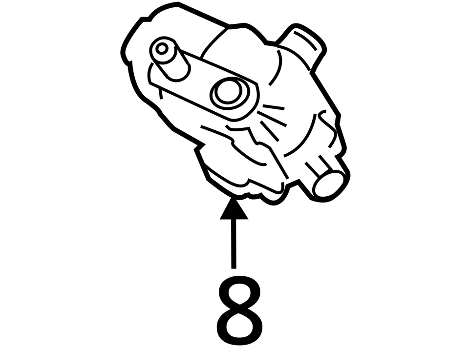 Motor limpiaparabrisas compatible con 11-15 SCION IQ 30653149 Foto 4 de 4