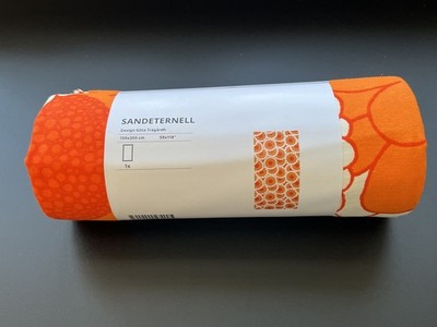 Ikea SANDETERNELL orange Stoffbahn 3,0 m x 1,5 m Göta Trägärdh NEU