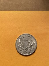 1955 Italia 10 Dieci Lire - Aratro per monete in alluminio moneta mondiale italiana