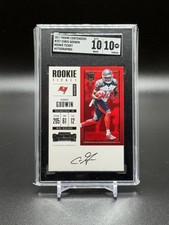 2017 Contenders Rookie Ticket Chris Godwin SGC 10 Auto 10 Tampa Bay Buccaneers