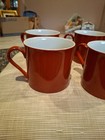 Dansk Tapestries Jacquard Flat Top Cups, Red, Set Of 6 — photo 3