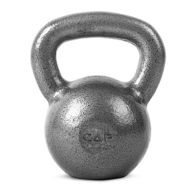 CAP Barbell 35 lb Cast Iron Kettlebell Single Strength Training Home Gym