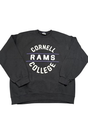 Cornell Rams College Sweatshirt Mens Medium Black MV Sport Football Fleece Lined