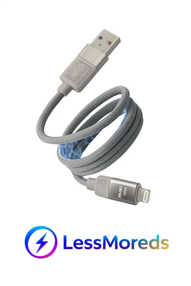 240W 4-in-1 Fast Charging Cable | USB-A + Type-C to Type-C + iPhone /Android - Image 3 of 4