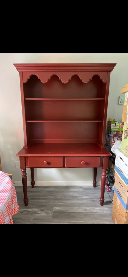 Muebles de cocina HUTCH/BoHo/Granja (Granate/Borgoña) Foto 2 de 2