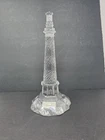 Vtg Waterford Irish Crystal Cape Hatteras Lighthouse Sculpture Marked, MINT 9"