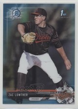 2017 Bowman Draft Chrome Sky Blue Refractor 145/399 Zac Lowther #BDC-94 8k4
