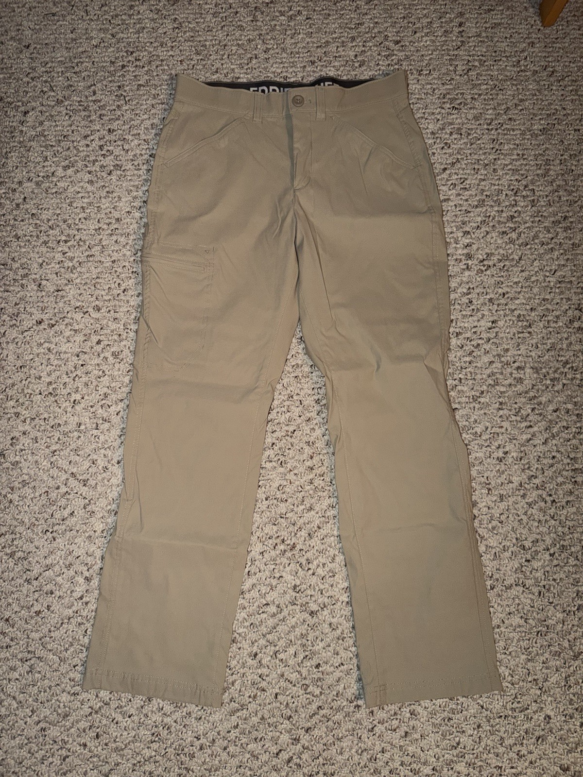 Eddie Bauer Rainier Tech Pants Mens 32x30 Cargo Outdoor Hiking Performance