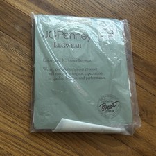 JC Penney Legwear Thigh High Hosiery Little White Average 2 Pair 0893 Vintage