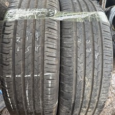 2x 215/65/17 Continital Eco Contact 6