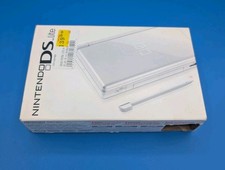 Nintendo DS Lite Handheld Console - Polar White USA CIB W/ Box - Read