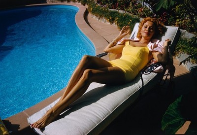 Rhonda Fleming Sexy Leggy 8x12 giclee photo