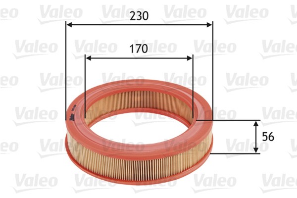 Luftfilter Valeo 585650 Filtereinsatz FüR Renault GroßRaumlimousine Super 400-image