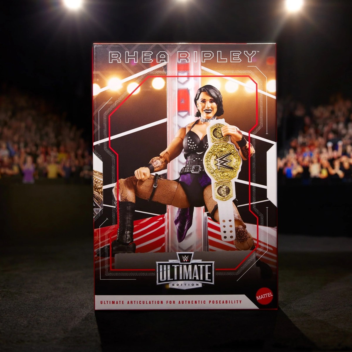WWE Ultimate Edition RAW Ring and WWE Superstar Rhea Ripley