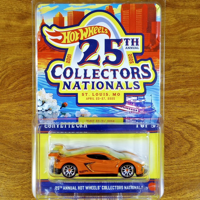 Hot Wheels RLC 25th Collectors Nationals Corvette C8.R 3775/6200 Orange 1/3 2025
