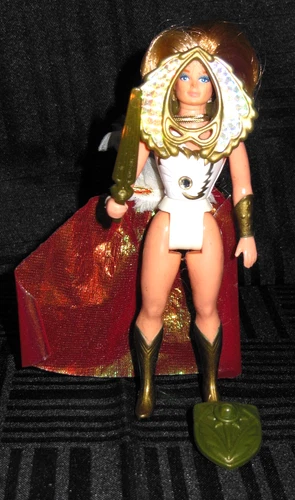 Vintage 1984 MOTU He-Man SHE-RA Princess Of Power w/ Cape  Sword  Crown  Shield