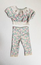 Vintage Floral Cottagecore Two Piece Romantic Pastel Rose Print  Toddler