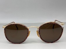 Giorgio Armani Sunglasses Italy Model  Gold Pewter Tortoise Frame 135mm SEE 