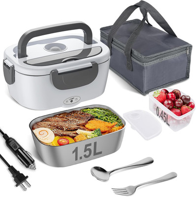 Electric Lunch Box Food Heater, 80W Electric Heating Lunch Boxes Lunch for Car/M