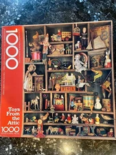 VTG Springbok TOYS FROM THE ATTIC 1000 Piece Puzzle KING-SIZE BOX - COMPLETE!