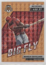 2022 Panini Mosaic Big Fly Fluorescent Orange Prizm 43/99 Nick Castellanos 18l6