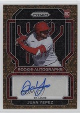 2022 Panini Prizm Rookie Bronze Donut Circle 2/15 Juan Yepez #RA-JY Auto 18yk