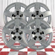 17 Screw-on Chrome Hubcaps For 2008-2012 Chevy Malibu Qty Four 17 Screw-on Chrome Hubcaps For 2008-2012 Chevy Malibu Qty Four