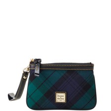 Dooney & Bourke Tartan Medium Wristlet | Black