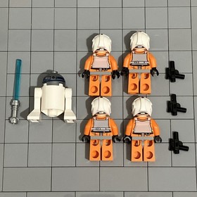 LEGO Star Wars Rebel Snowspeeder Pilot Minifigure Lot Of 4 C3 32