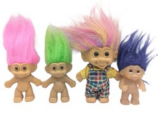 Assorted Vintage Troll Dolls Lot
