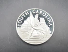S CAROLINA State Proof Coin 1 Troy Oz .925 Fine Sterling Silver Medal Round 33g