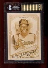 2018 Topps Allen & Ginter #223 Dave Winfield Jumbo 5x7 Gold #/10 BGS 10 Pristine