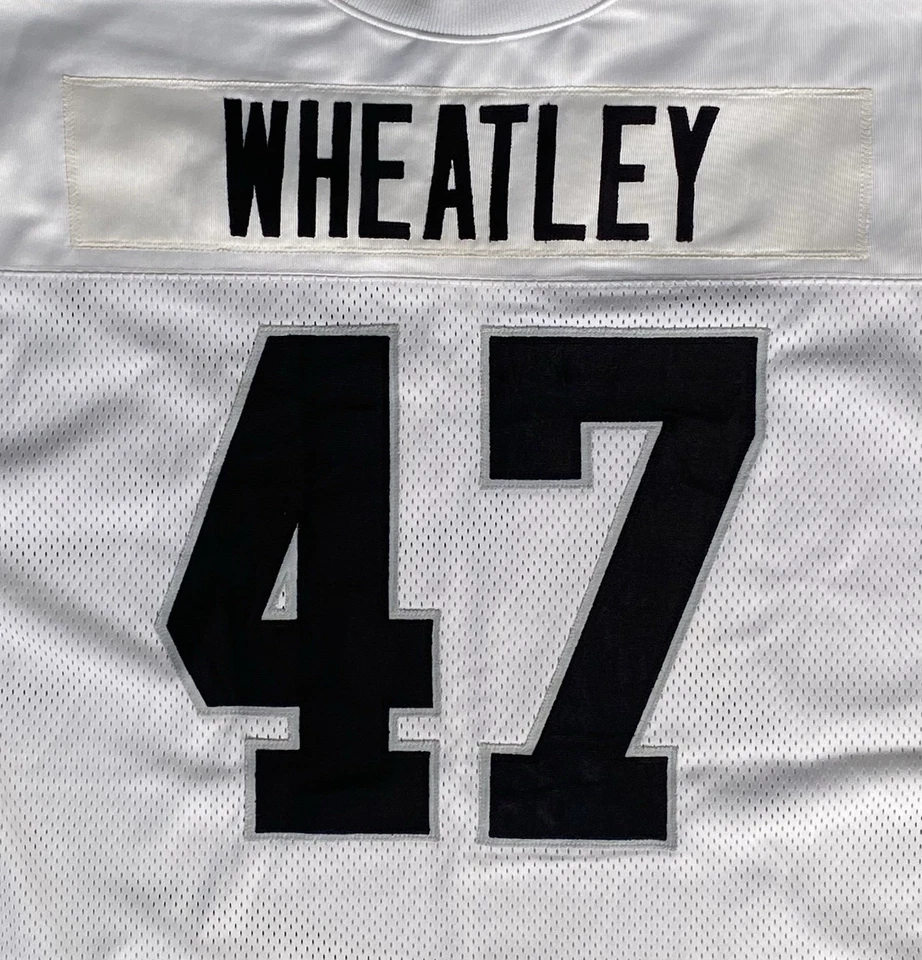 Camiseta de fútbol americano Reebok NFL auténtica Oakland Raiders Tyrone Wheatley 47 talla 56 Foto 4 de 4