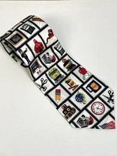 Steven Harris School / Cool Teacher Themed Men's NeckTie Tie 100% Polyester