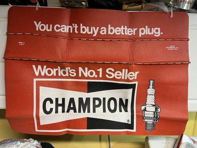 EPPCO ENTERPRISES MADE IN USA 🇺🇸 CHAMPION spark plugs car fender
