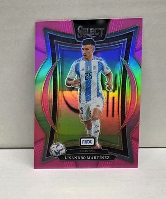 LISANDRO MARTINEZ 2024-25 Select FIFA PINK PRIZM #57 ~ Argentina #'d /59